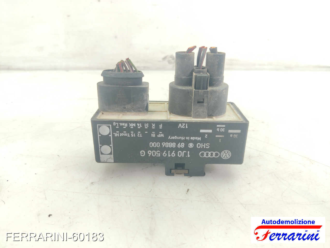 Centralina Ventola Radiatore SEAT TOLEDO 2 1M2 1.9 TDI 1998-2004 1J0919506G