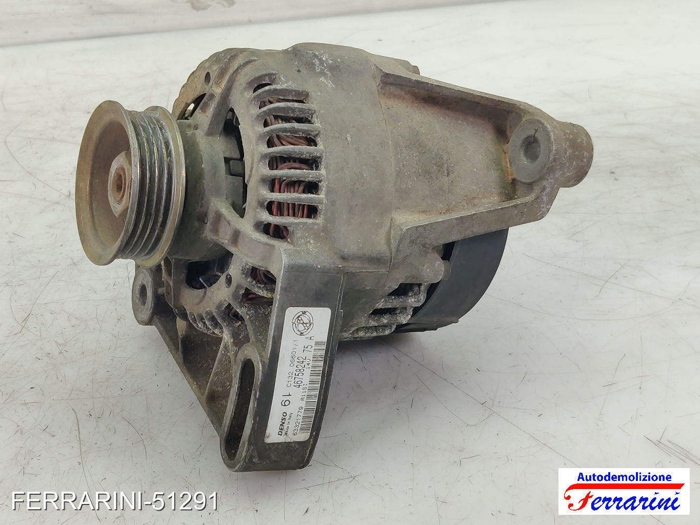 Alternatore FIAT PALIO WEEKEND 171, 173, 178, 373, 374 1.2 1996-2004 46758242 6