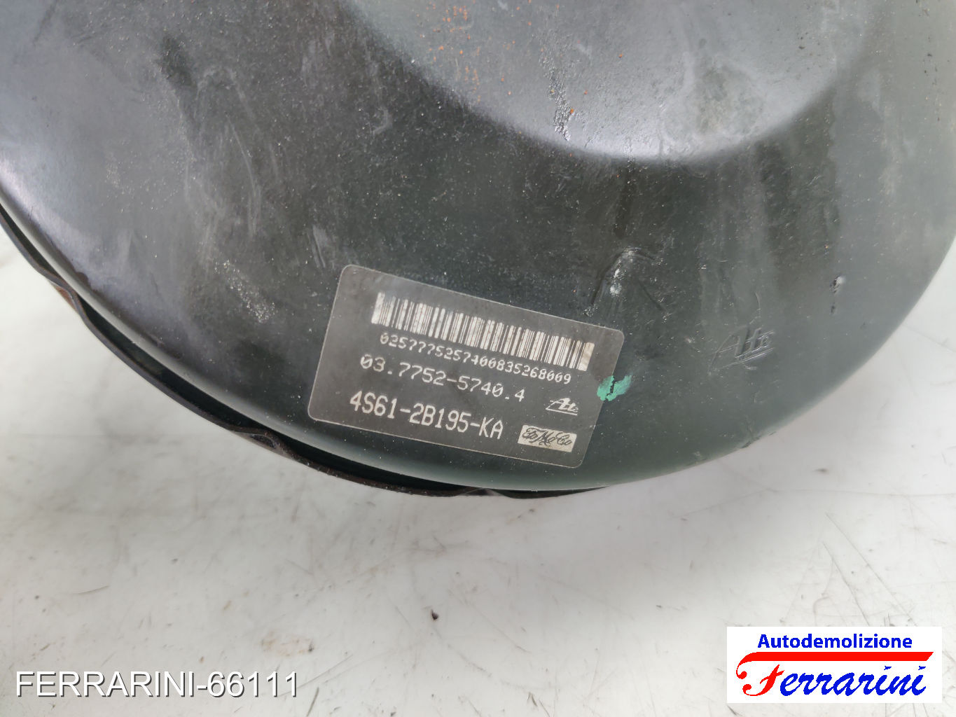 Servofreno FORD FIESTA 5 JD, JH 1.4 TDCI 2001-2008 4S612B195KA, 4S612B195 7