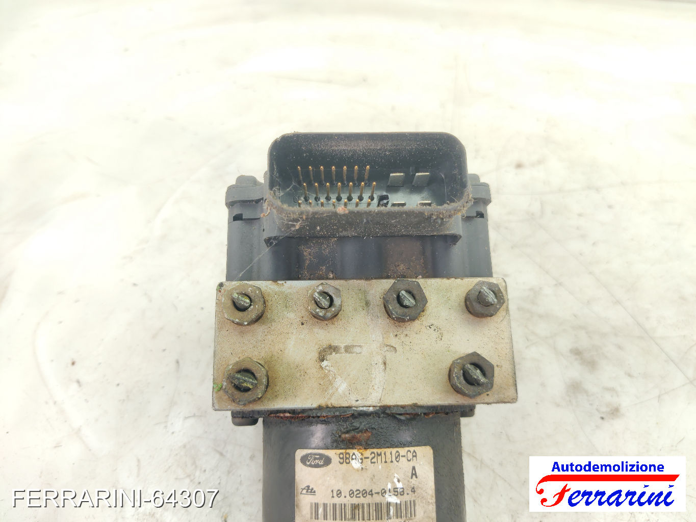 Centralina Pompa Abs FORD FOCUS DAW, DBW 1.8 TDCI 2001-2004 98AG2M110CA, 5WK8458 7