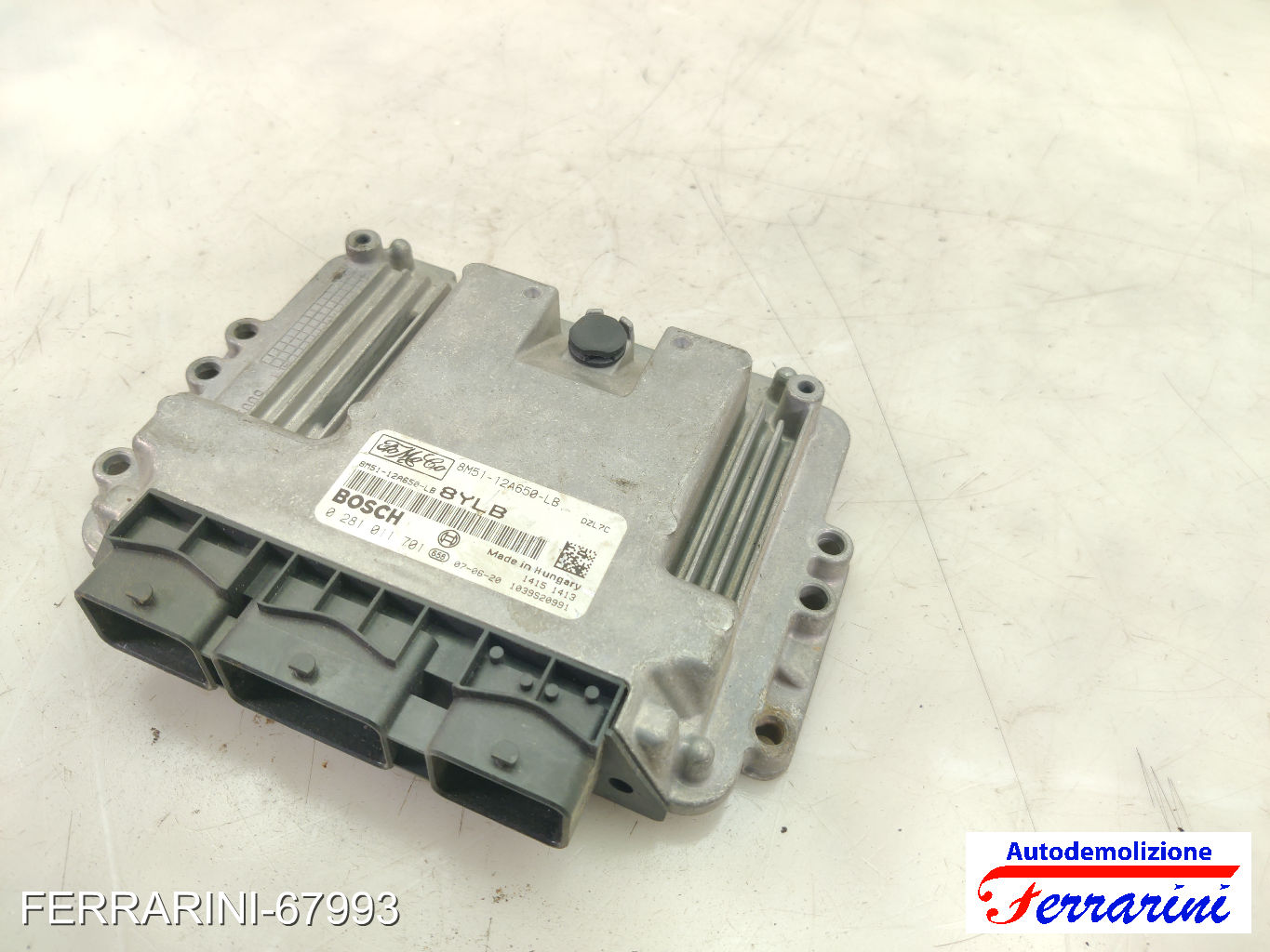 Centralina Motore FORD C-MAX DM2 1.6 TDCI 2007-2010 8M5112A650LB, 1039S20991