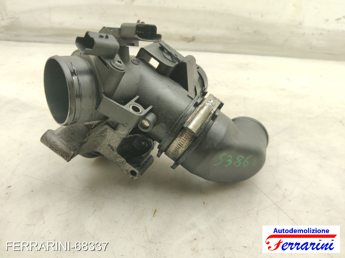 Corpo Farfallato FORD C-MAX DM2 1.6 TDCI 2007-2010 9655971880, 1439414