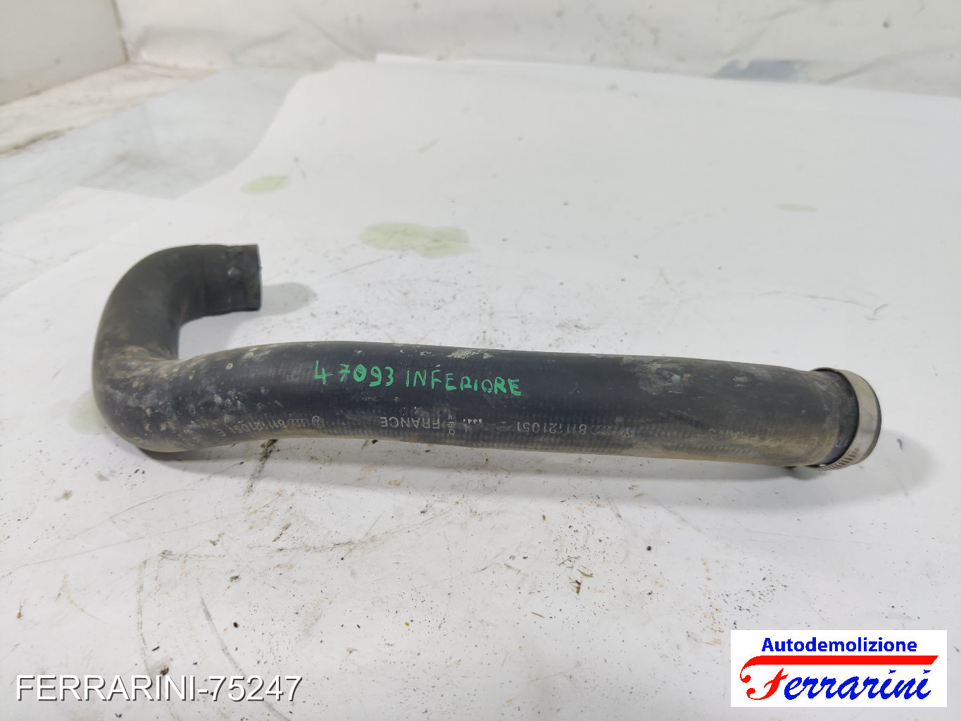 tubo acqua motore JN AUDI 80 893, 894, 8A2 1.8 S 1986-1991 811121051