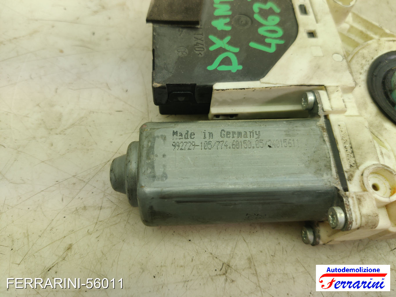 Motorino Alzavetro VW GOLF 5 1K1 1.9 TDI 2003-2008 1KO959792H, 988693104 13