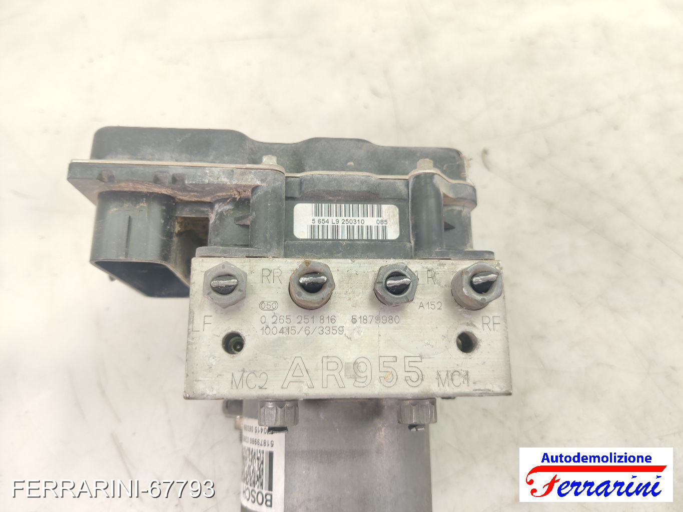 Centralina Pompa Abs ALFA ROMEO MITO 955 1.4 BI-FUEL 2009-2016 51879980