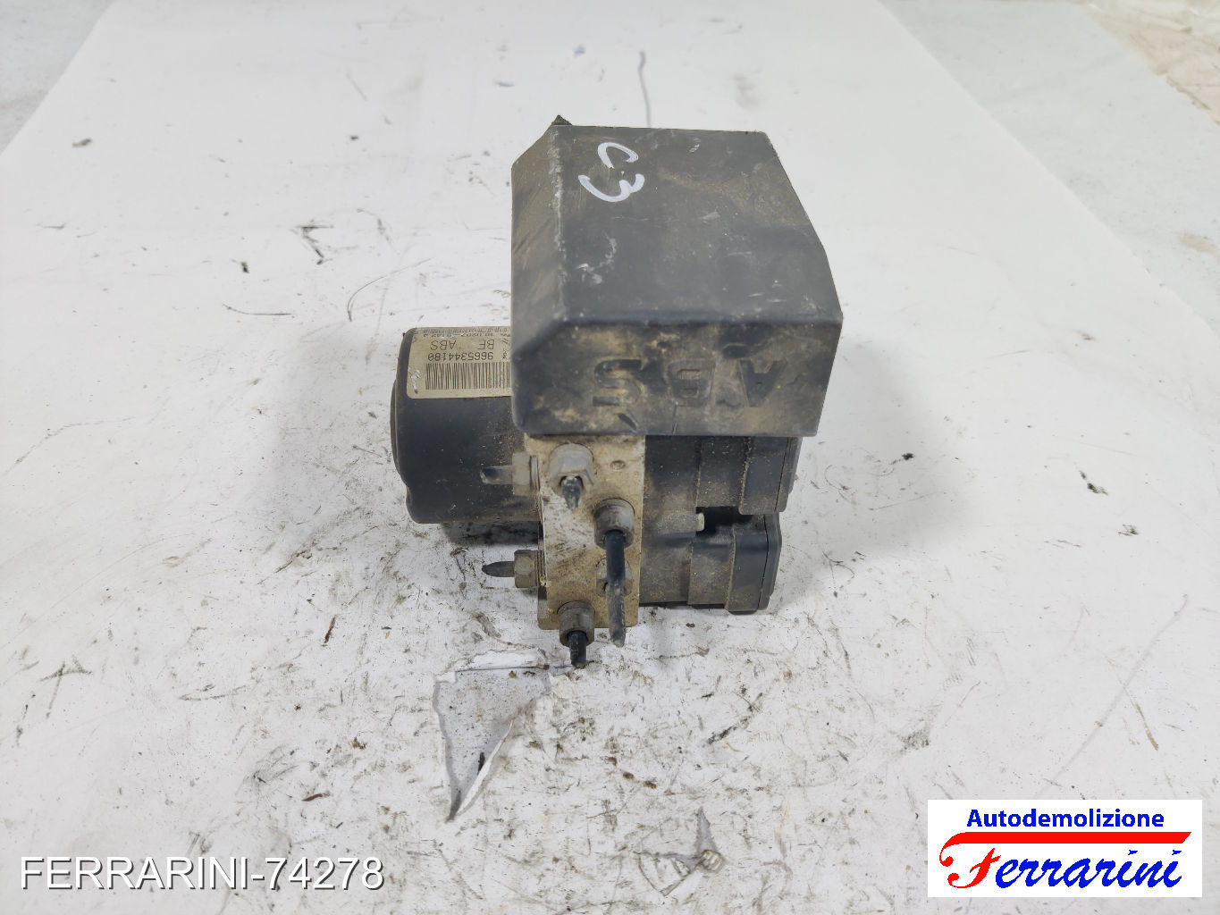 Centralina Pompa Abs CITROEN C3 1 FC, FN 1.1I 2002-2009 9665344180, 10020701424 7