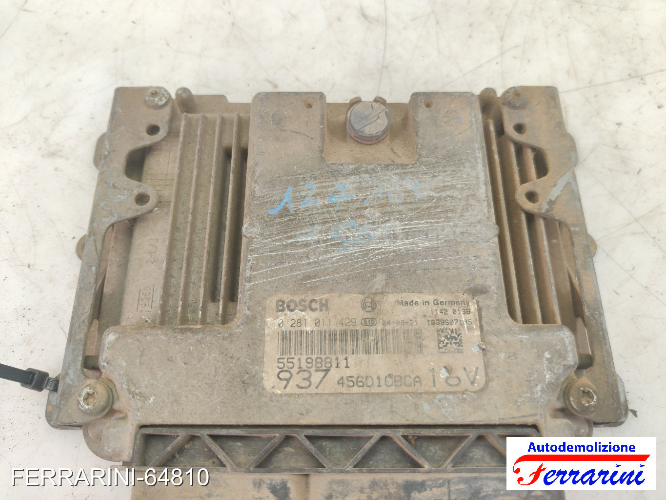 Centralina Motore LANCIA LYBRA 839 1.9 JTD 2001-2005 55198811, 0281011429 8