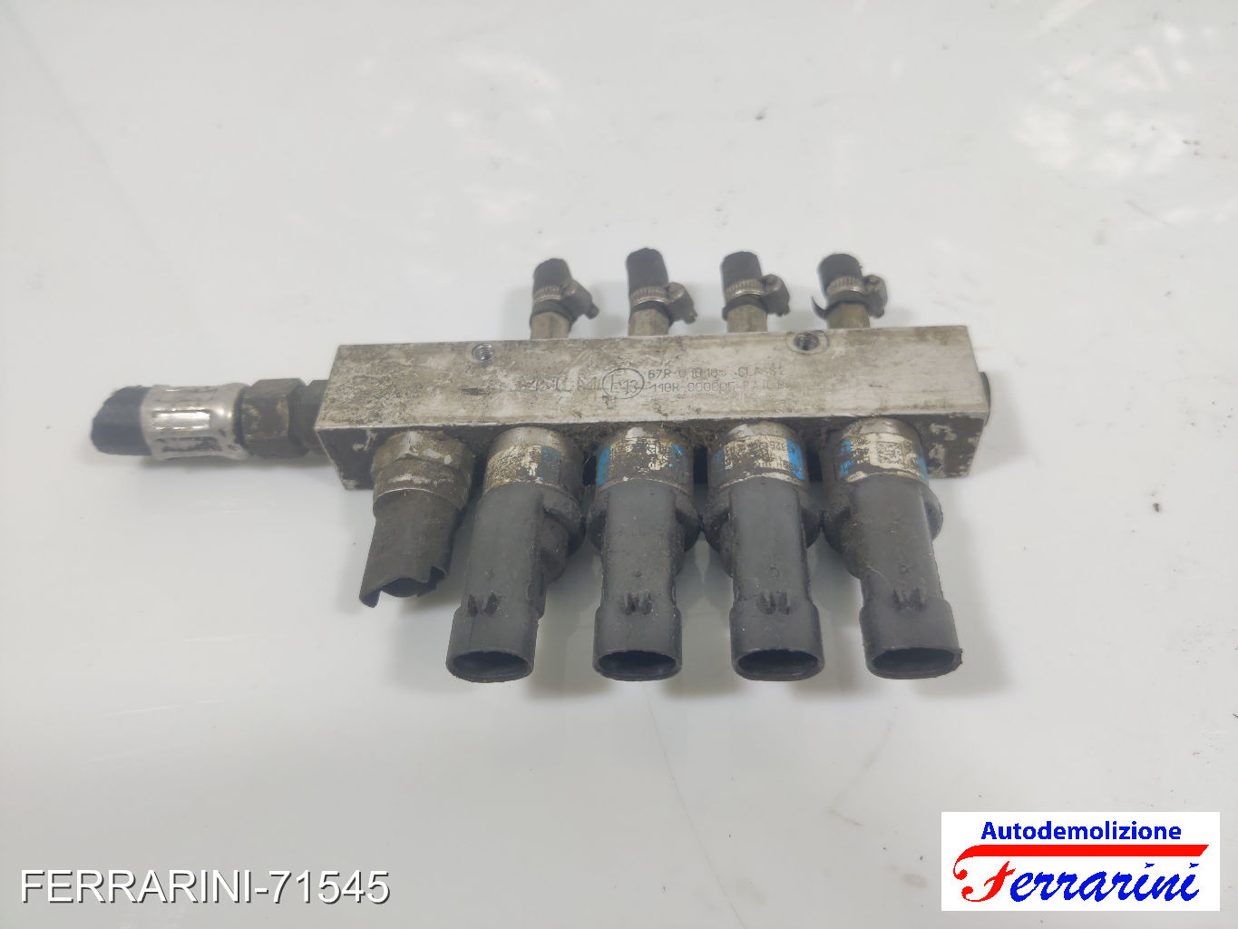 4 Iniettori GPL FIAT PANDA 169 1.2 2003-2012 09SQ99020001G, AAB1912CGC 9