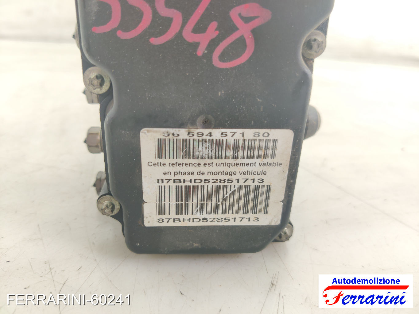 Centralina Pompa Abs PEUGEOT 307 3A/C 1.6 HDI 2005-2009 9649988280, 0265800395