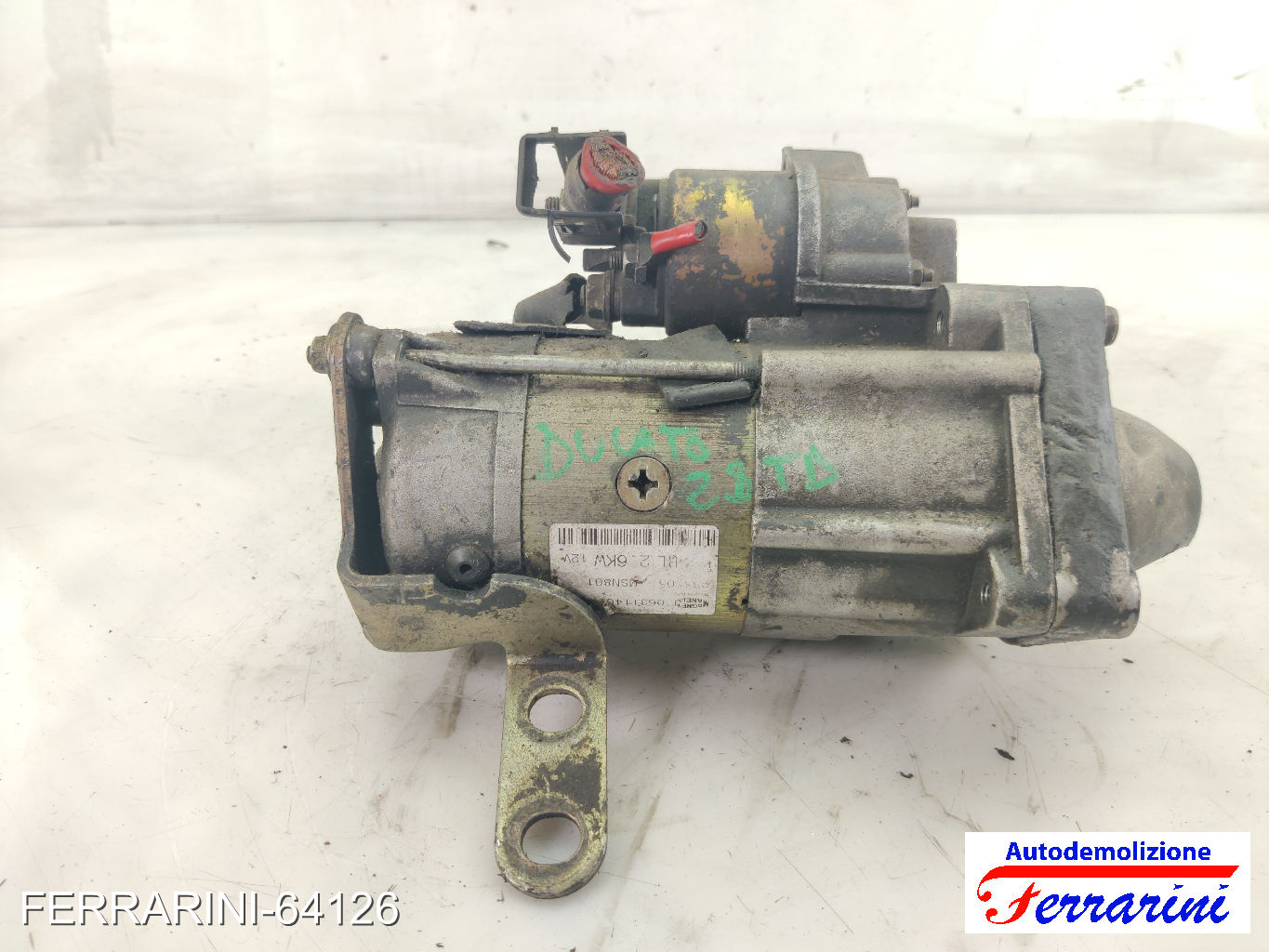 Motorino Avviamento FIAT DUCATO 230 2.5 D 1994-2002 1331329080, 71789529 12