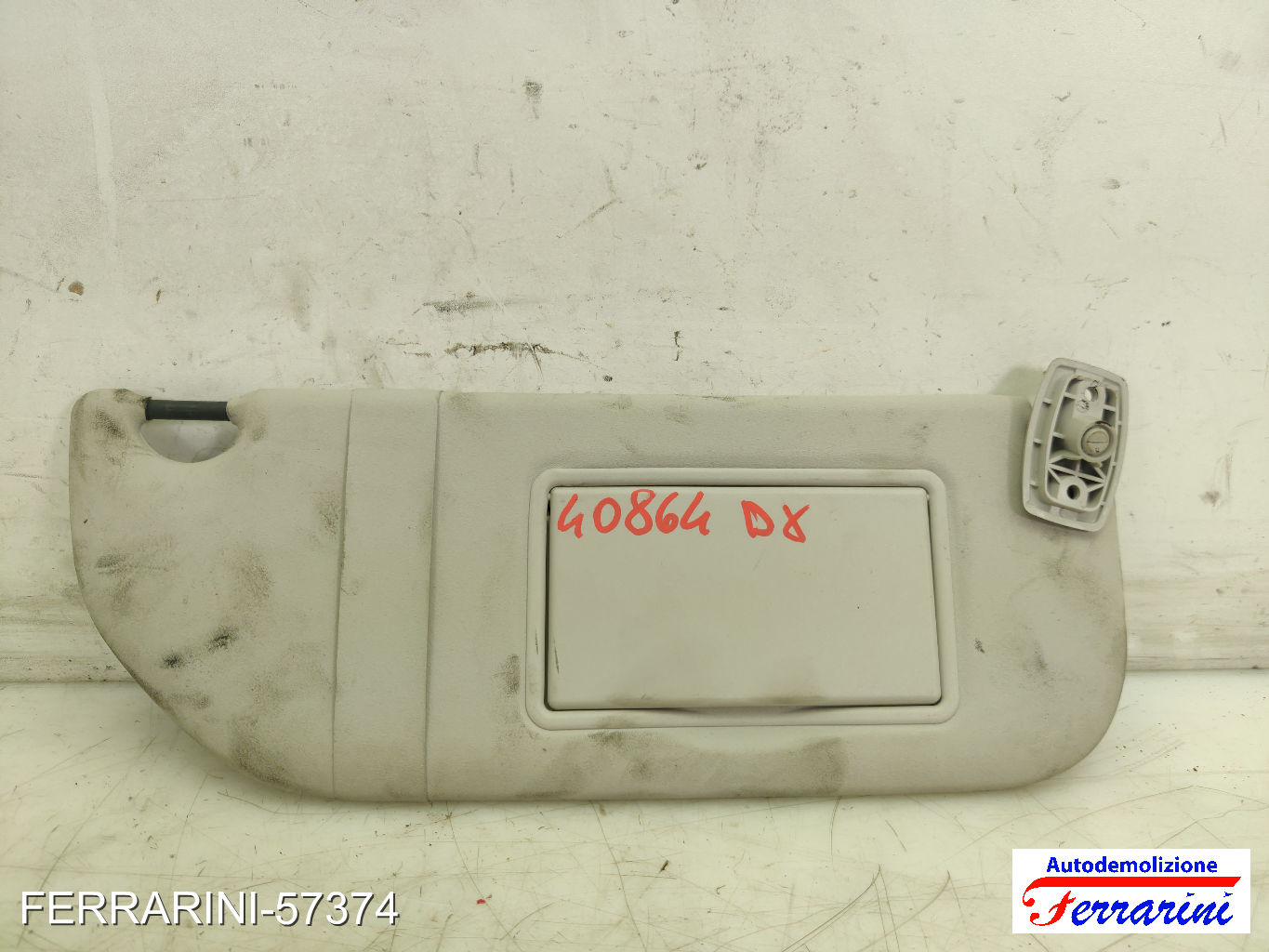 Aletta Parasole CITROEN C3 2 SC 2009-2023 destro, dx 1613251480, 16121657BJ 6