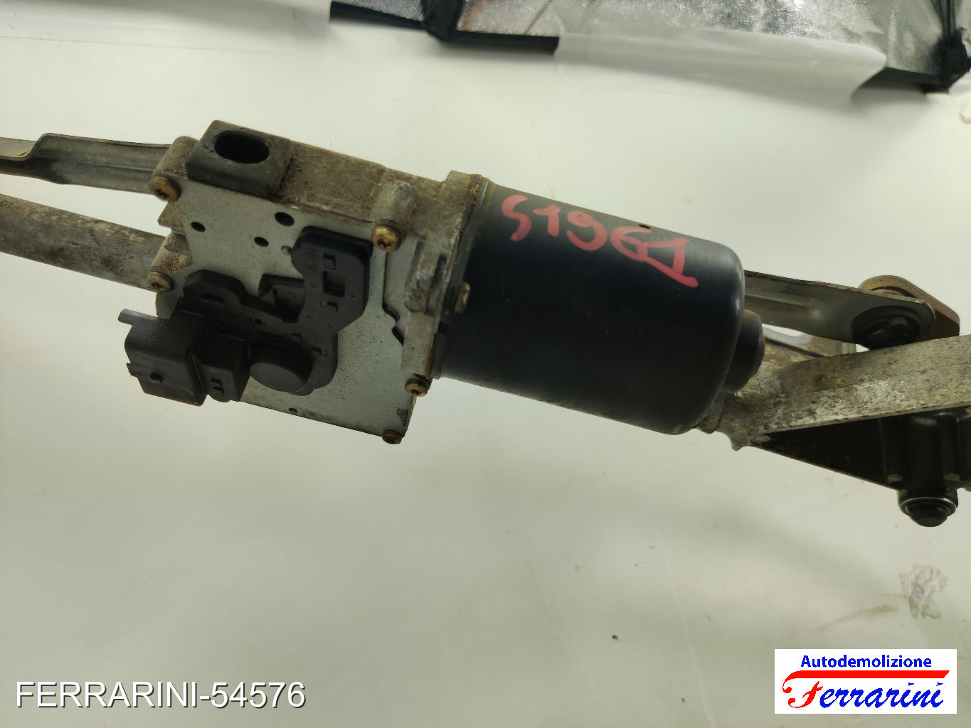 Spazzacqua Motorino Tergicristallo PEUGEOT 307 3A/C 2000-2007 anteriore 9
