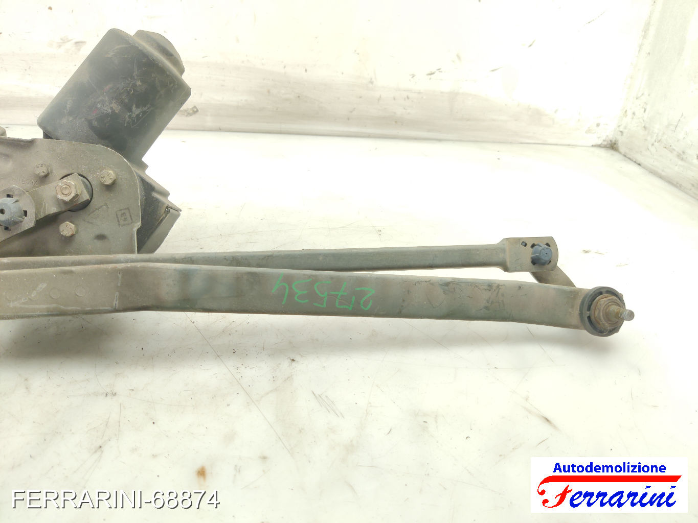 Spazzacqua Motorino Tergicristallo FIAT SEICENTO 600 287 1998-2010 anteriore 9