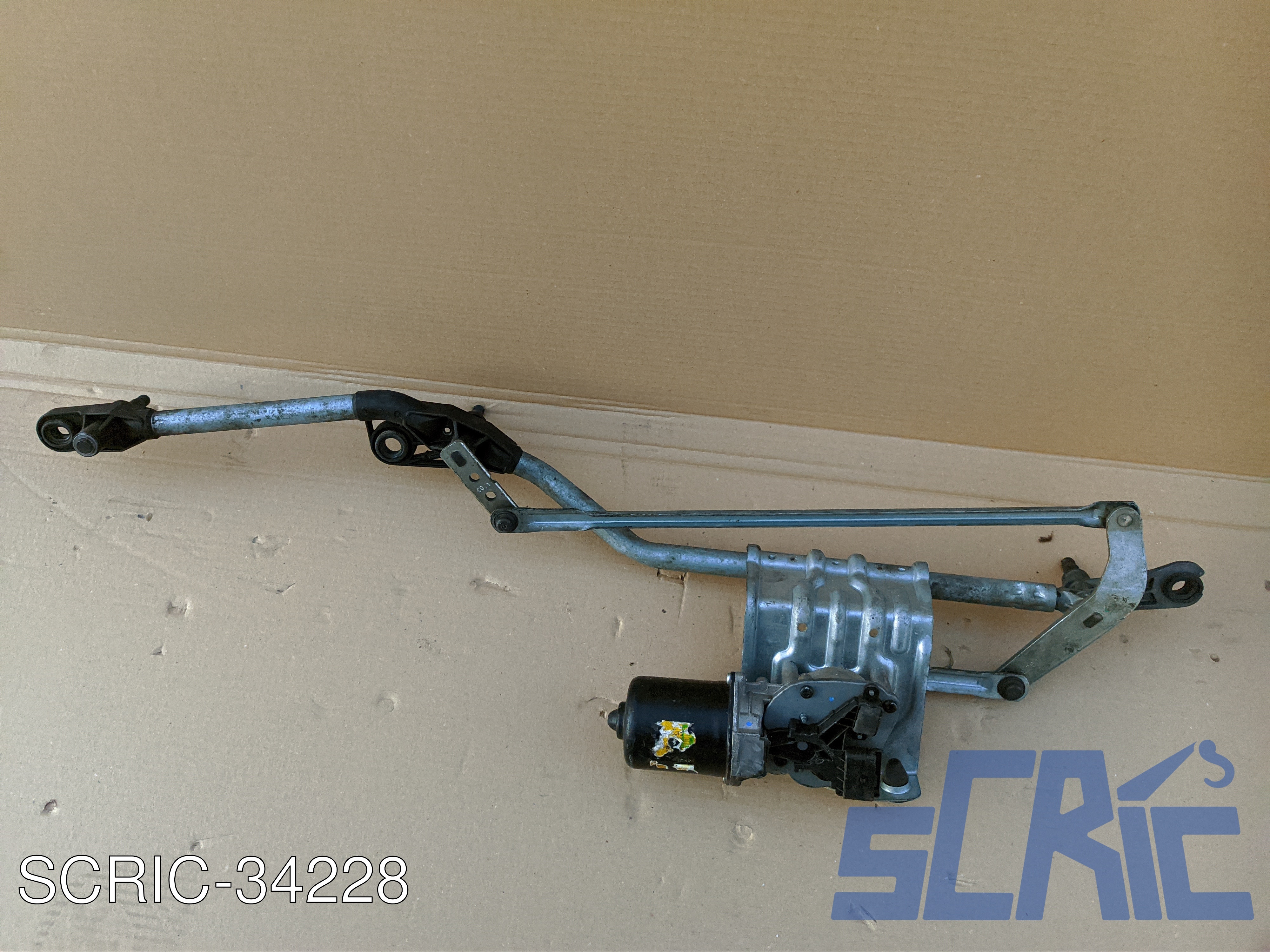 Spazzacqua Motorino Tergicristallo RENAULT SCENIC 2 JM0/1 2007-2008 anteriore