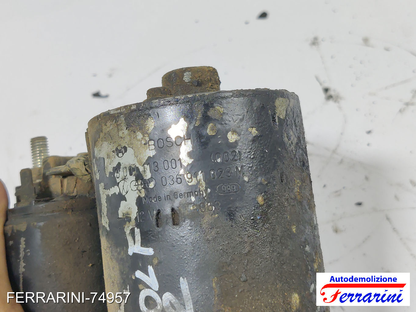 Motorino Avviamento VW GOLF 2 19E, 1G1 1.3 CAT 1986-1992 036911023M