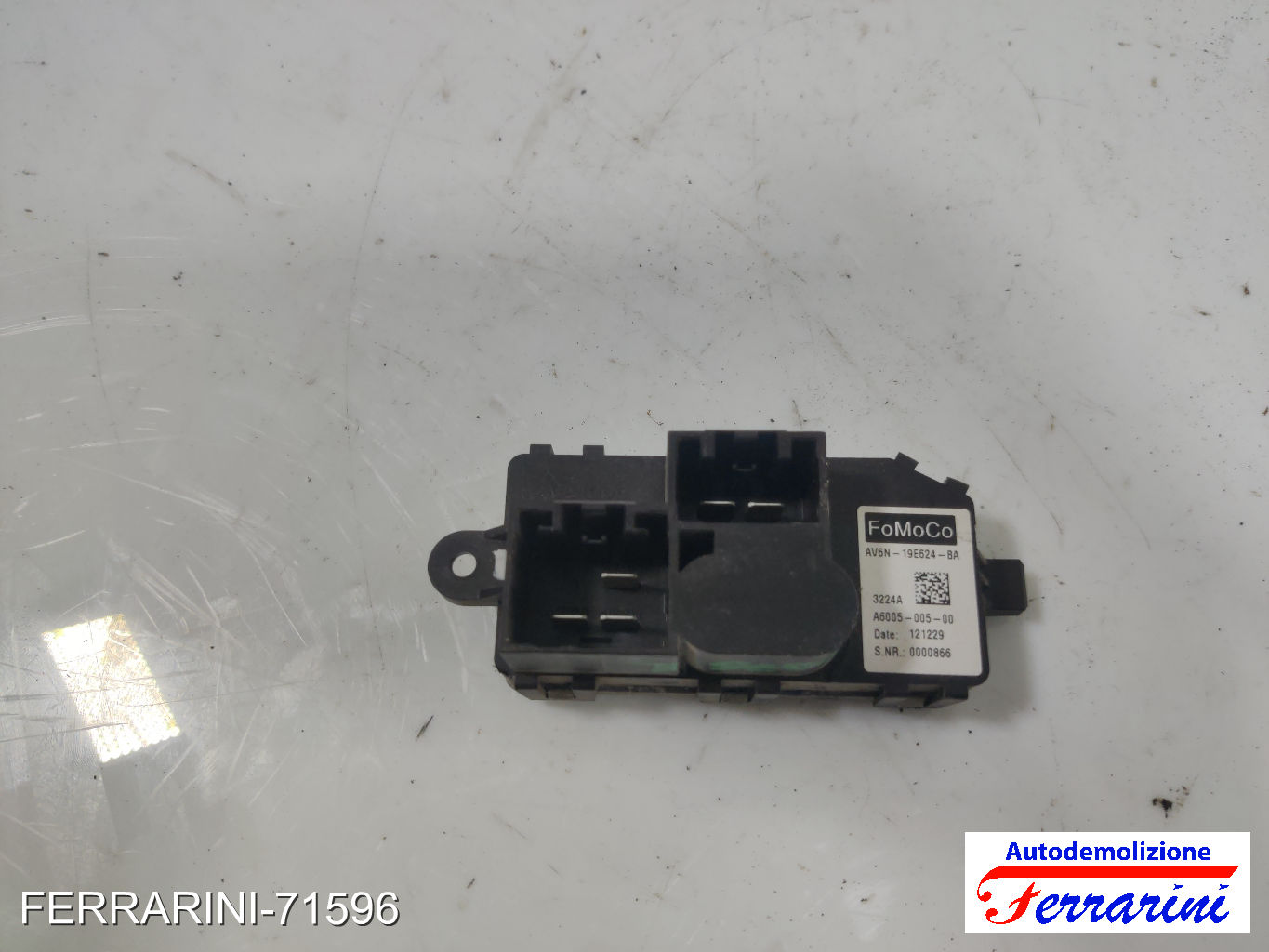 FORD FOCUS 3 TURNIER 1.6 TDCI 2010-2023 AV6N19E624AB, AV6N19E624AA, A600500500 6
