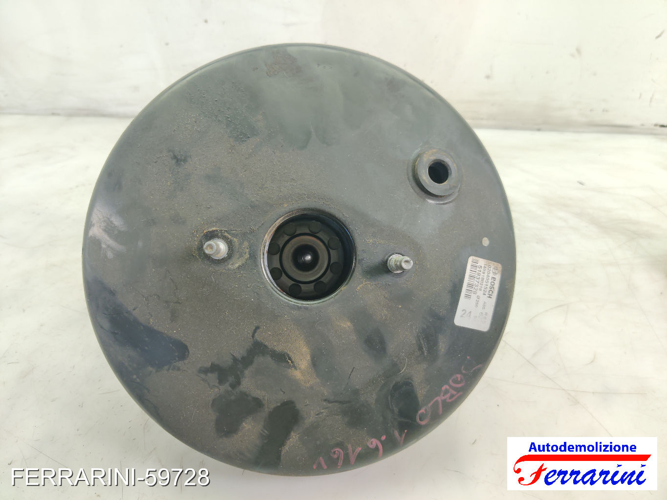 Servofreno FIAT DOBLO 223 1.6 16V 2001-2023 51837328, 0204051524, 14091B0218 7