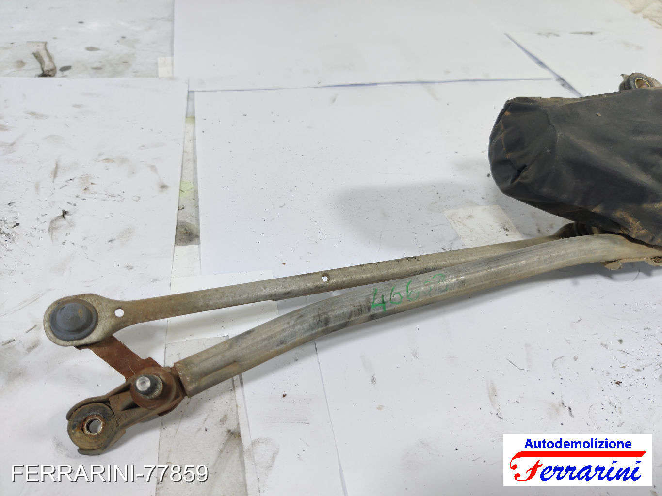 Spazzacqua Motorino Tergicristallo FIAT BRAVA 182 1995-2001 anteriore, frontale 9