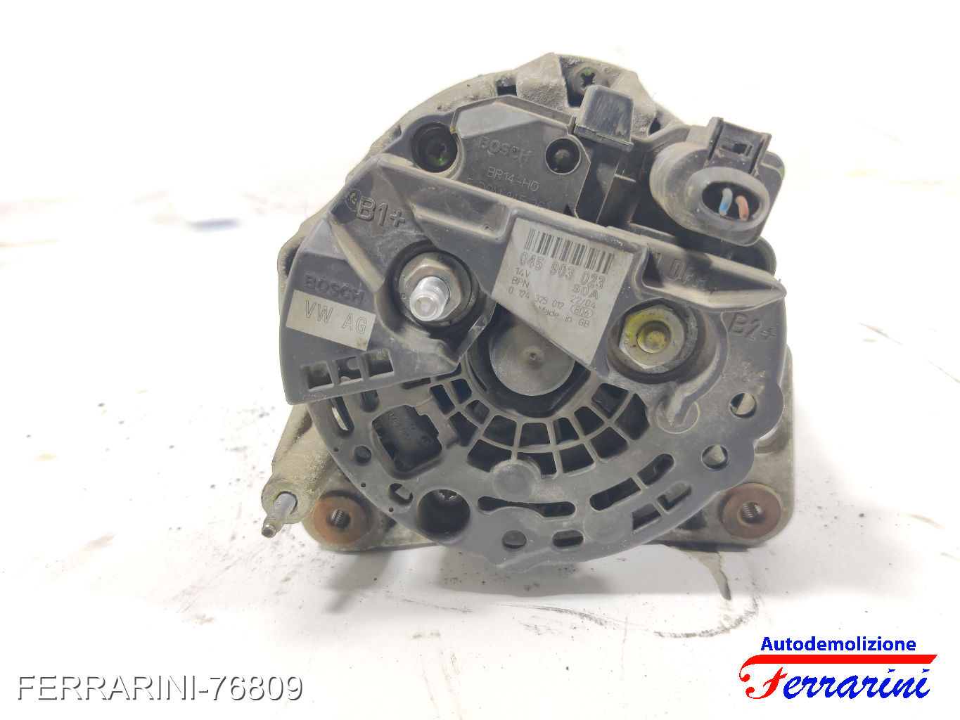 Alternatore SEAT IBIZA 3 6L1 1.4 TDI 2002-2005 045903023, 0124325012
