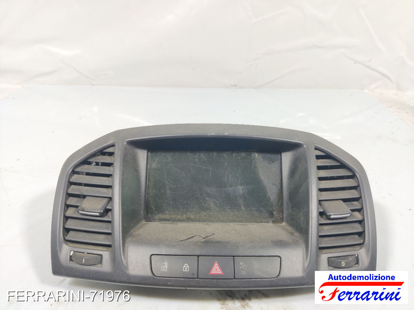 Navigatore Mascherina bocchette aerazione Display Cruscotto OPEL INSIGNIA A G09 10