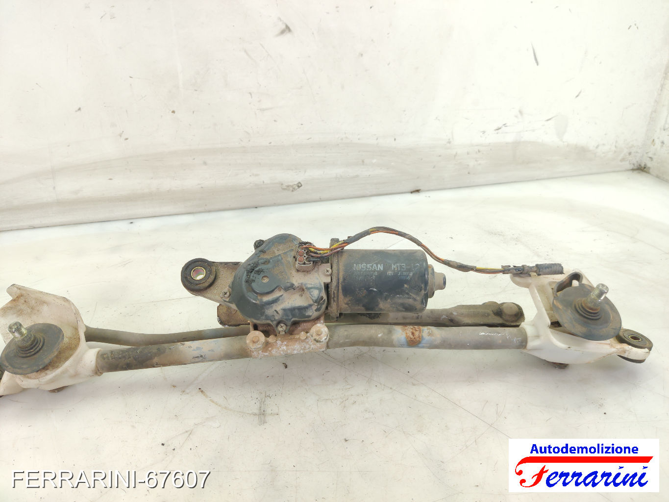 Spazzacqua Motorino Tergicristallo NISSAN MICRA 3 K12 2003-2010 anteriore 8