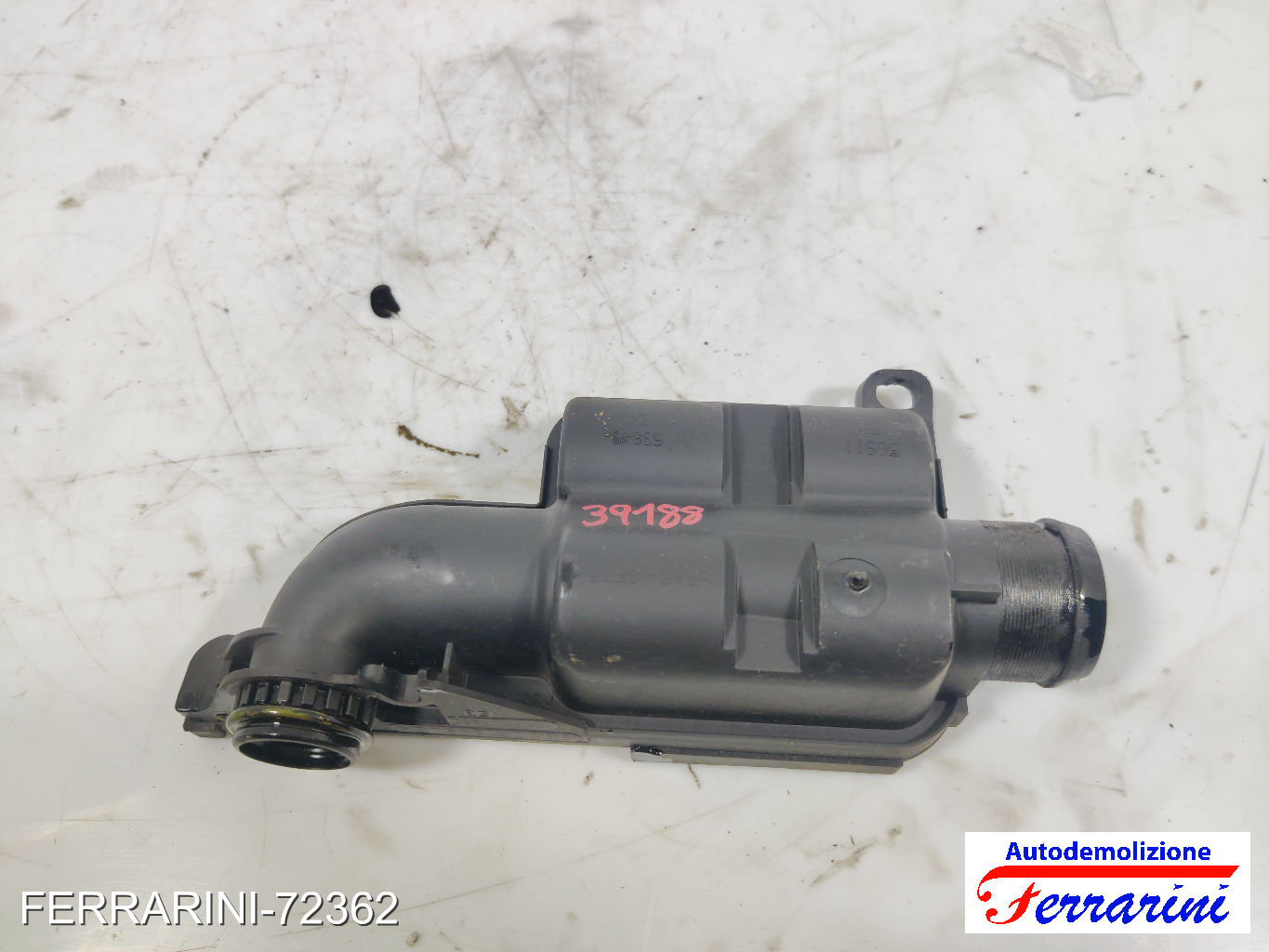 tubo aria aspirazione silenziatore FORD FIESTA 5 JD, JH 1.4 TDCI 2001-2008 8
