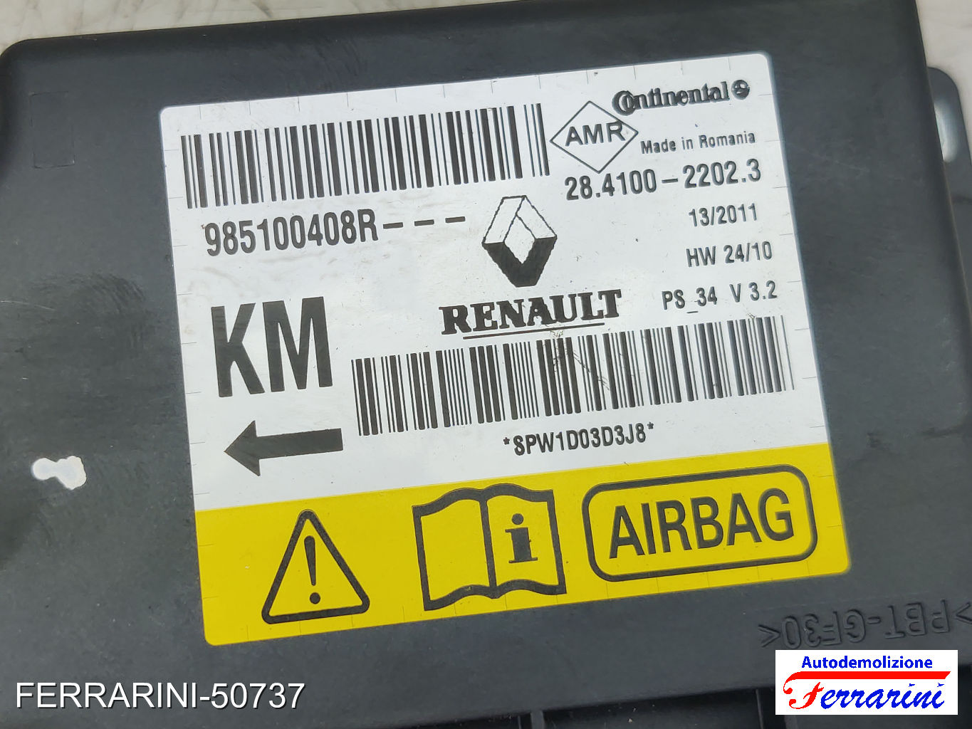 Centralina Airbag