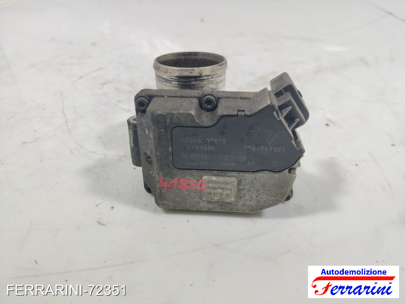 Corpo Farfallato RENAULT SCENIC 2 JM0/1 1.9 DCI 2005-2008 8200736114, 7701057074 8