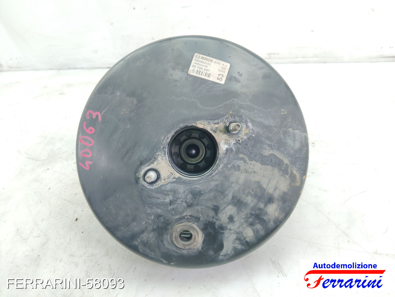 Servofreno FIAT GRANDE PUNTO 199 1.2 2005-2009 55704097, 77365714, 51837271