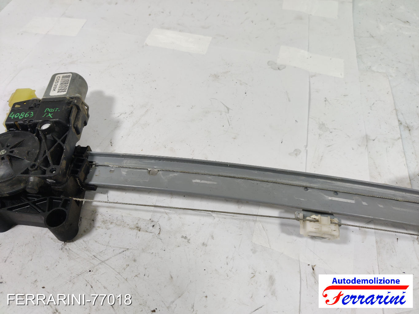 Alzavetro FORD EDGE 2015-2018 sinistro, sx, posteriore, post 9