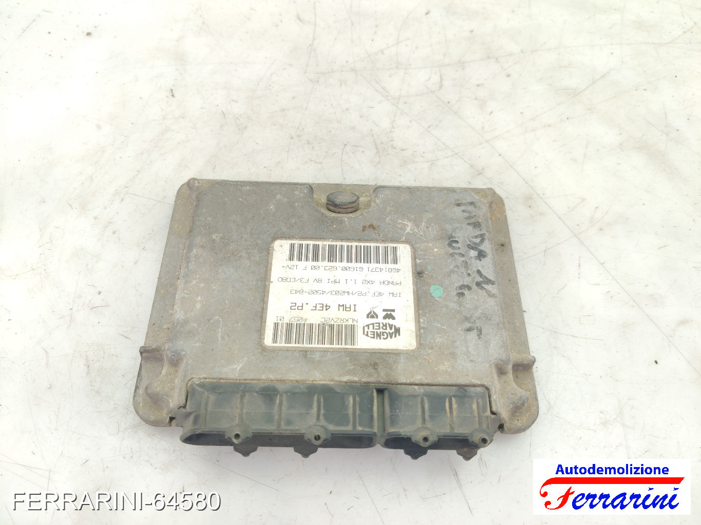 Centralina Motore FIAT PANDA 169 1.1 2003-2012 46814371, NLKRZV2C, 6160062300