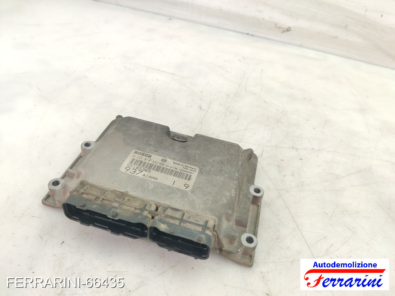 Centralina Motore ALFA ROMEO 147 937 1.9 JTD 2001-2010 0281010332, 55185365