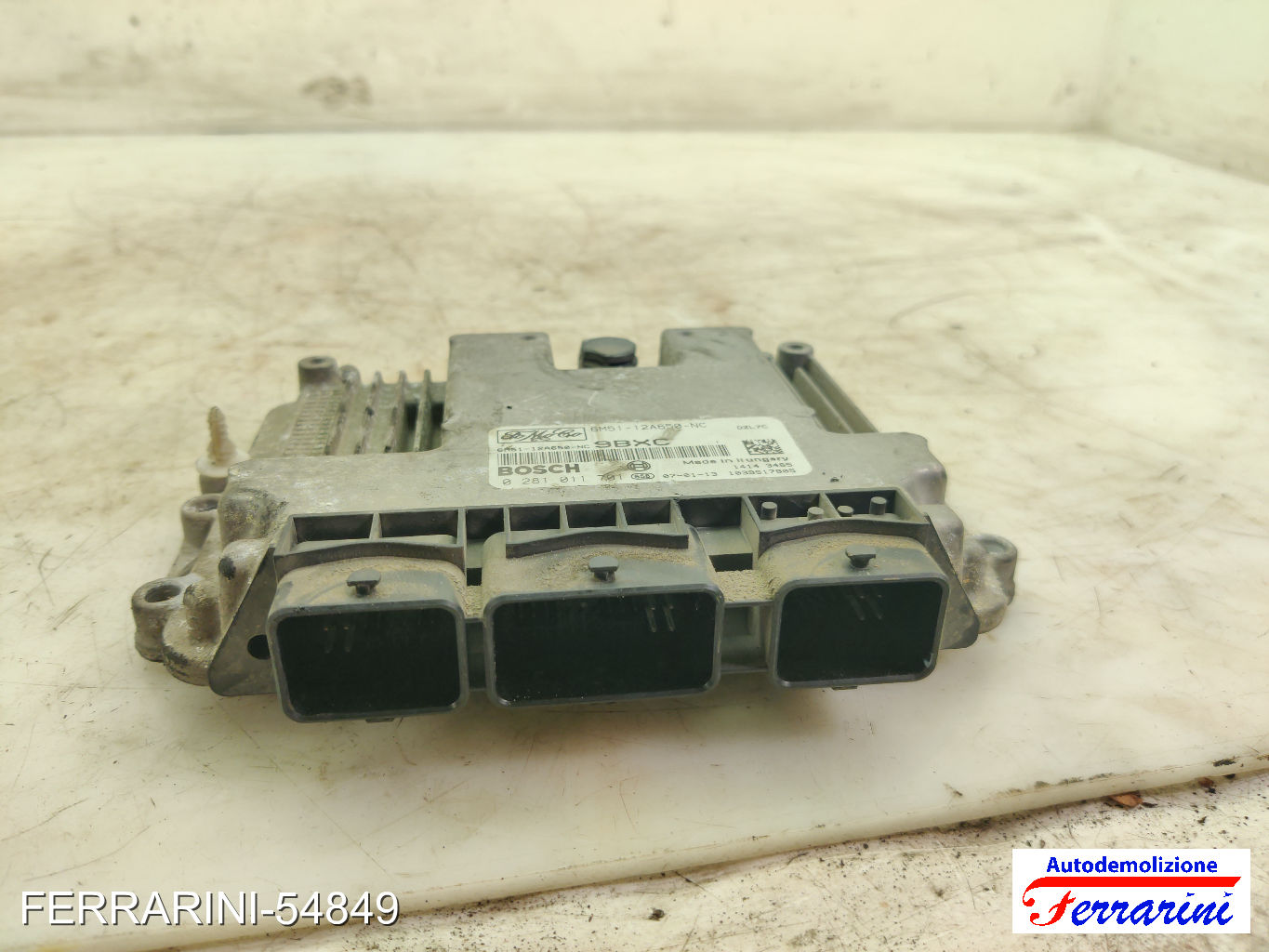 Centralina Motore FORD FOCUS 2 DA, DP, HCP 1.6 TDCI 2005-2012 0281011701, 9BXC