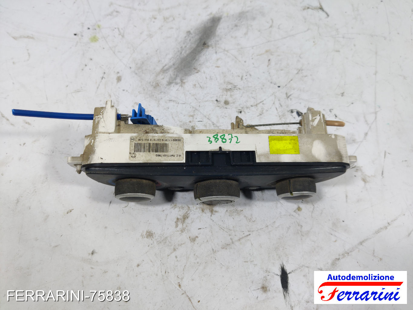 Tastiera Clima RENAULT SCENIC 3 JZ0/1 2009-2023 anteriore, frontale 275101203R