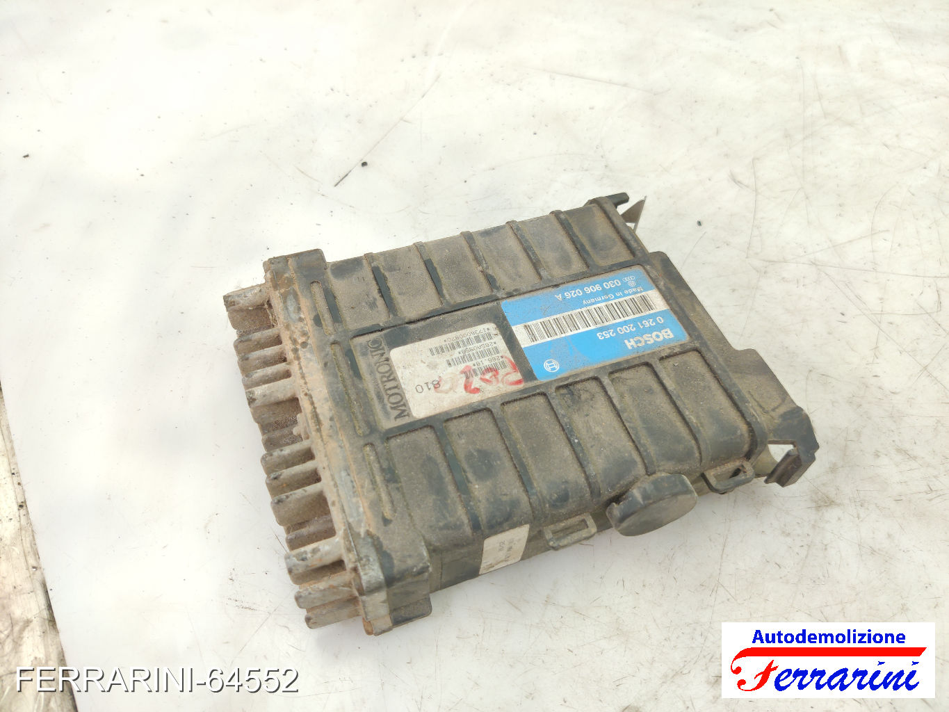 Centralina Motore VW POLO 80, 86C 1.3 CAT 1987-1994 030906026A, 0261200253