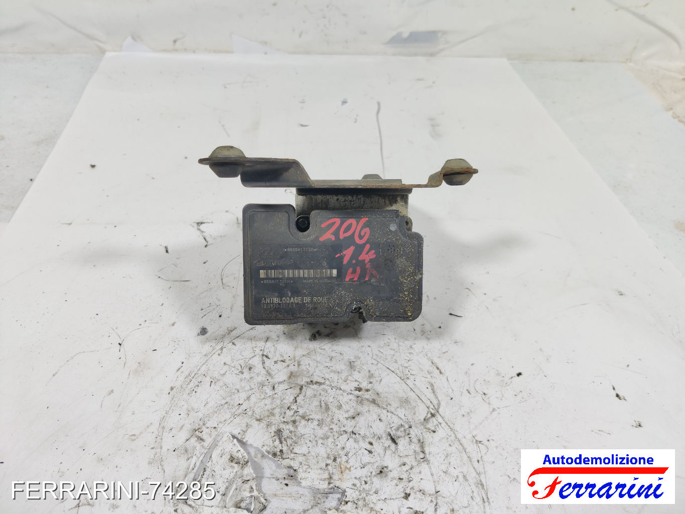 Centralina Pompa Abs PEUGEOT 206 2A/C 1.4 HDI ECO 70 2001-2009 9652342980 9
