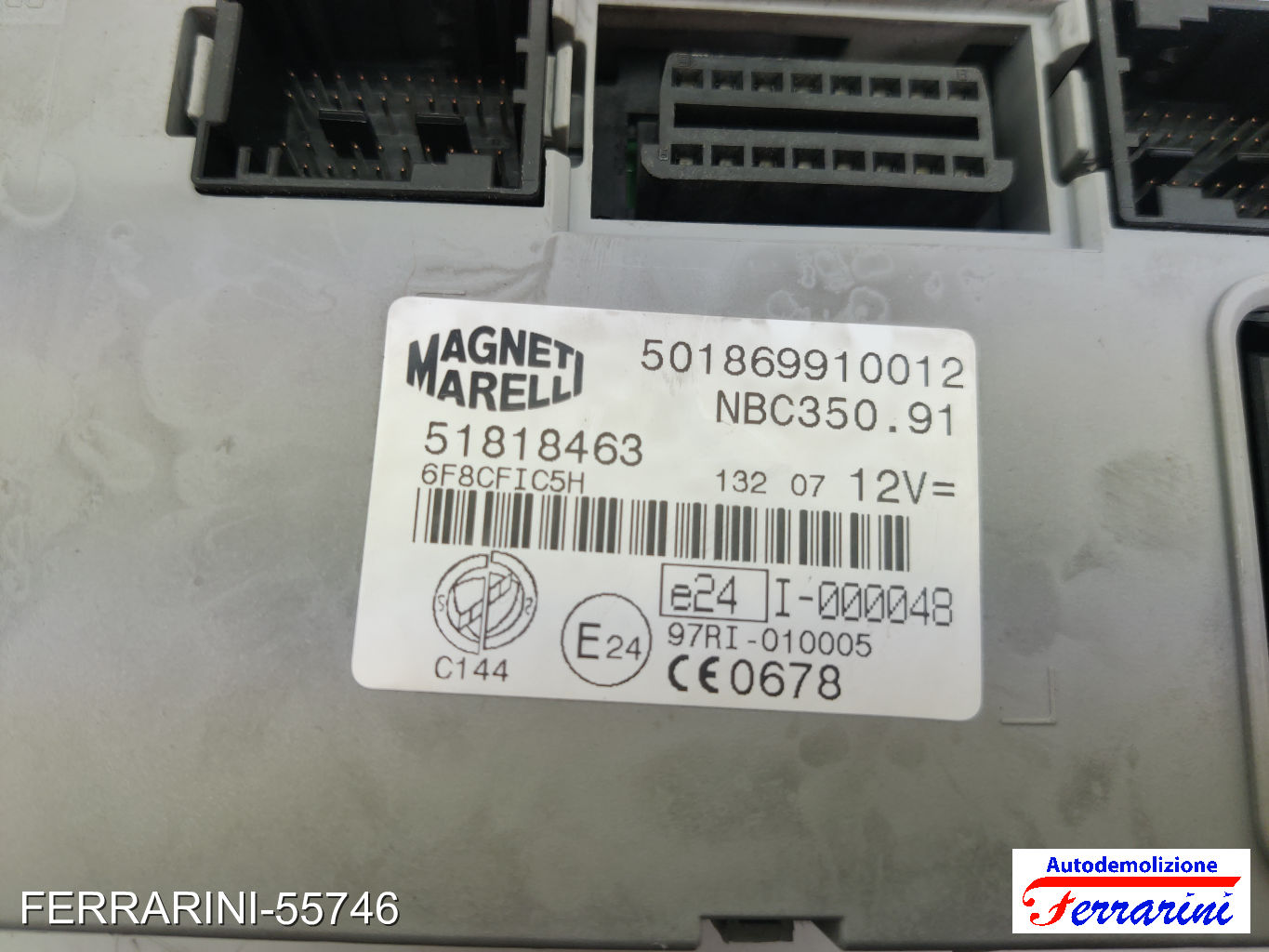Body Computer LANCIA MUSA 350 1.3 D MULTIJET 2006-2012 501869910012, 5181863 7