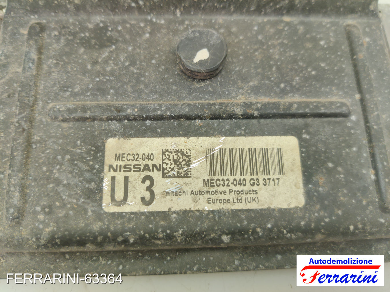 Centralina Motore NISSAN MICRA 3 K12 1.2 16V 2003-2010 23710AY301, MEC32040 6