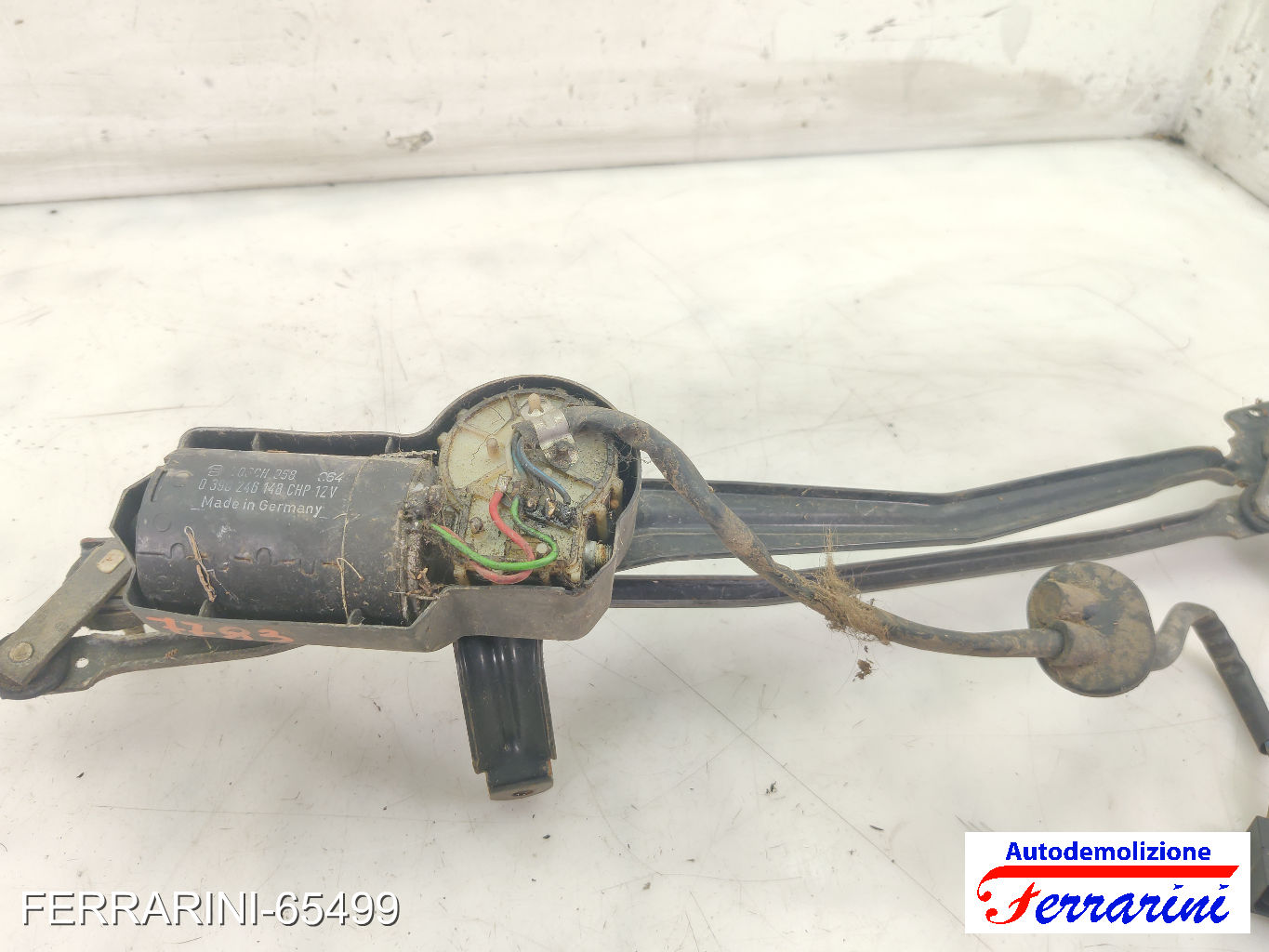 Spazzacqua Motorino Tergicristallo FIAT GRANDE PUNTO 199 2005-2009 anteriore 9