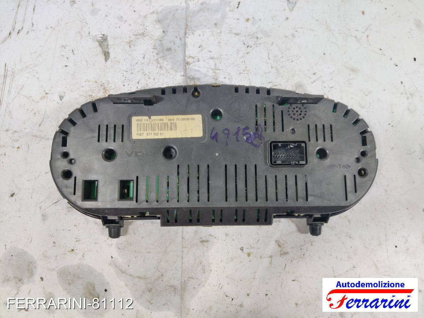 Quadro Contachilometri LANCIA YPSILON 843 1.2 2003-2011 9
