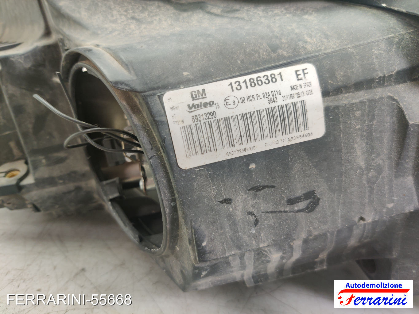 Faro Anteriore OPEL CORSA D S07 2006-2014 sinistro, sx 93189357, 93189358 12