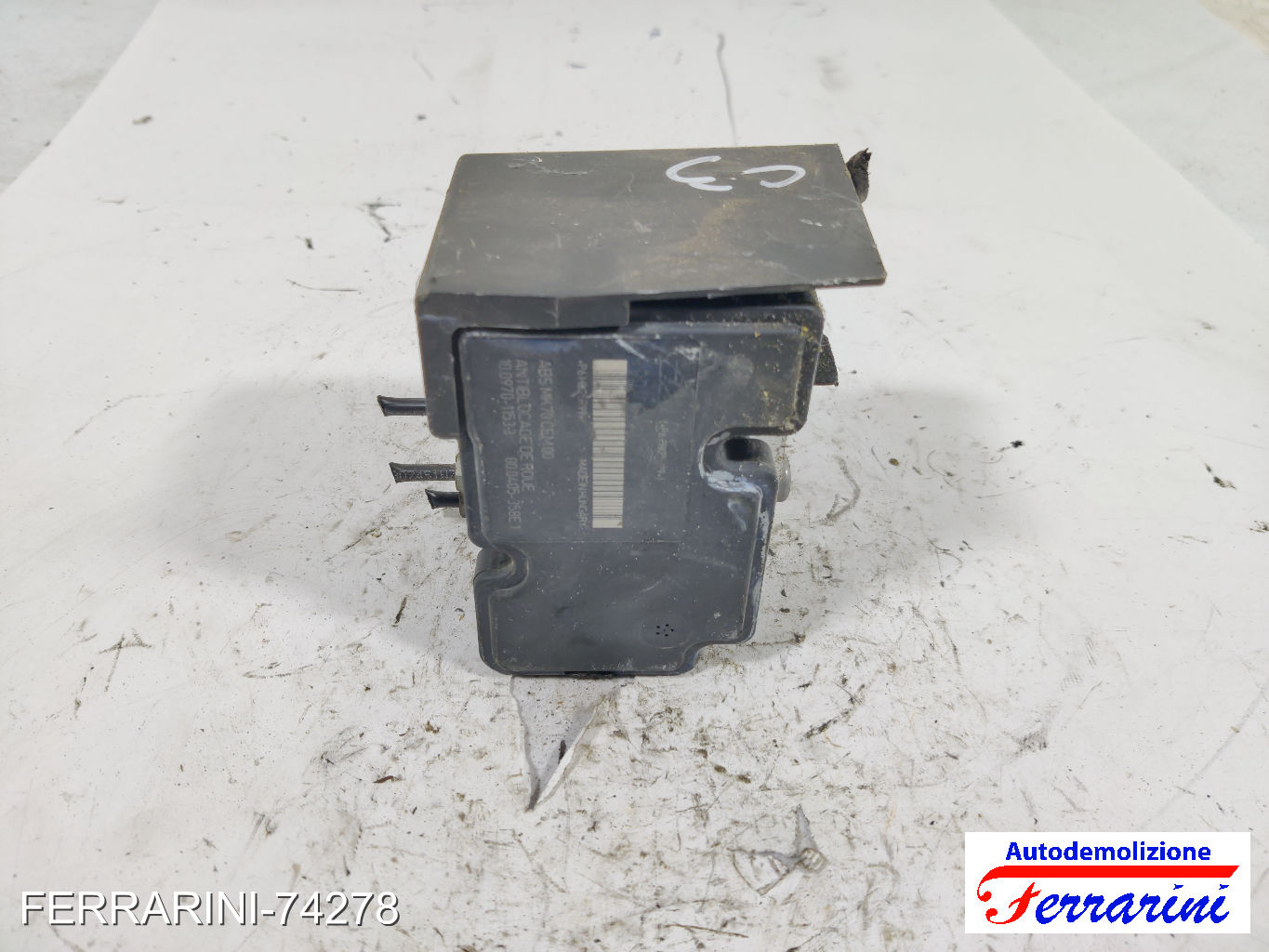 Centralina Pompa Abs CITROEN C3 1 FC, FN 1.1I 2002-2009 9665344180, 10020701424 6