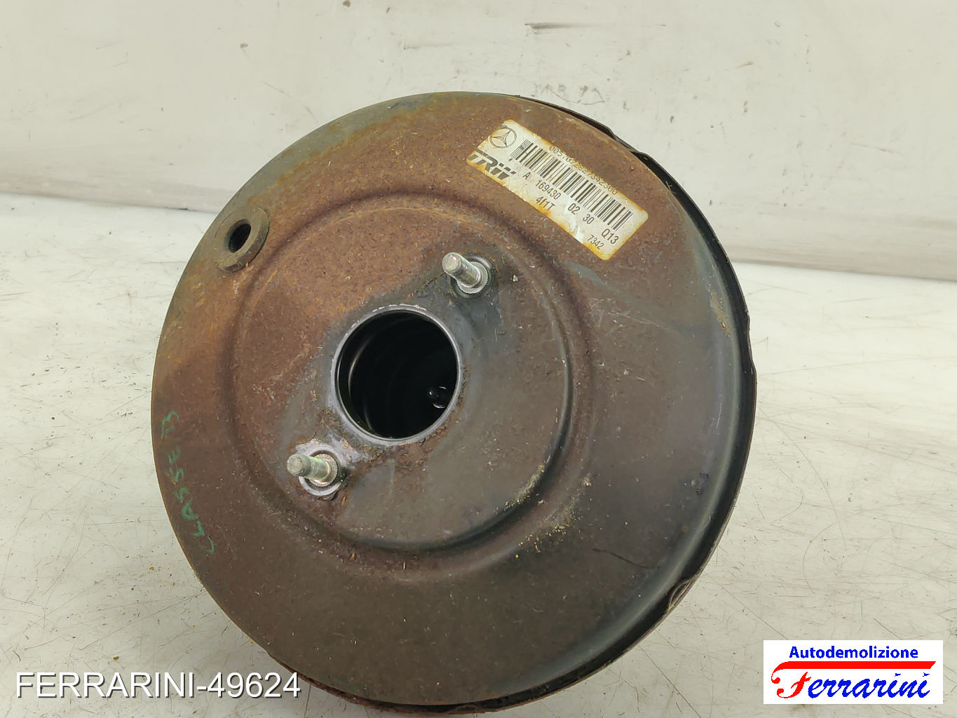 Servofreno MERCEDES CLASSE A W169 A 170 2004-2012 A1694301130, A1694300530