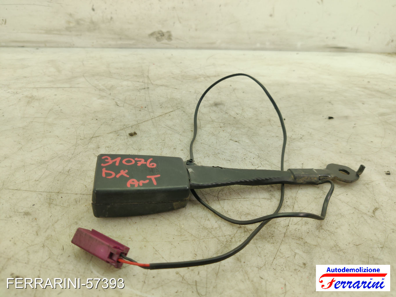 Aggancio Cintura Di Sicurezza FORD FIESTA 6 CB1, CCN 2008-2012 destro, dx 7