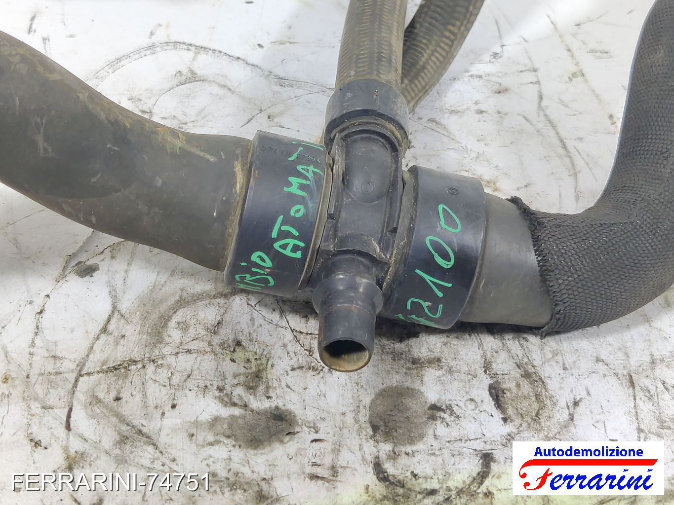 tubo acqua motore, RHH CITROEN C4 GRAND PICASSO 1 UA 2.0 HDI 165 2010-2013 6