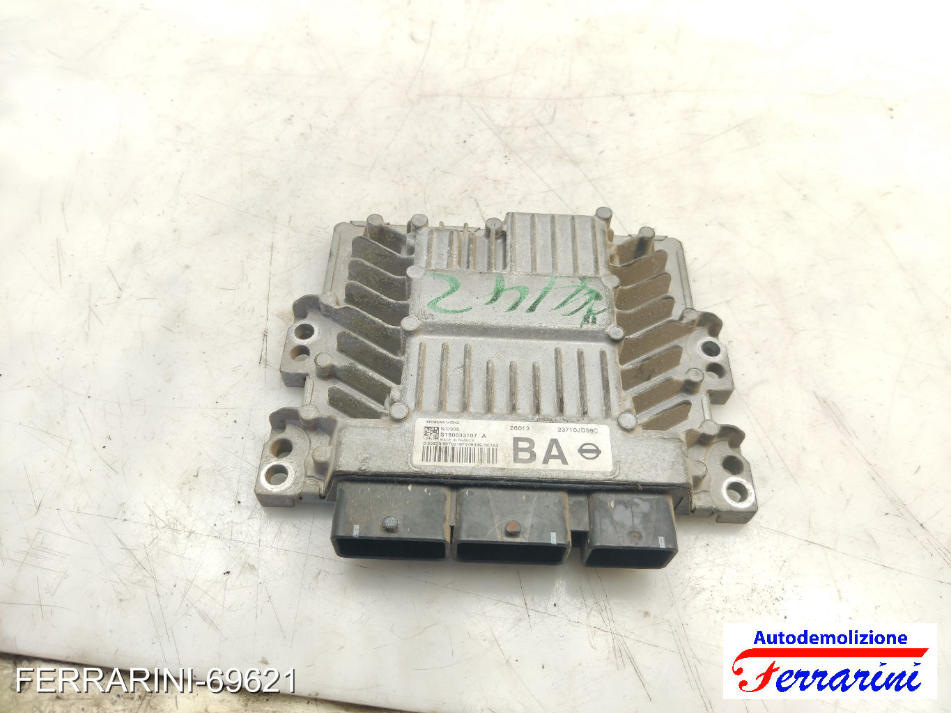 Centralina Motore NISSAN QASHQAI 1 J10, JJ10E, NJ10 1.5 DCI 2006-2013 23710JD59C