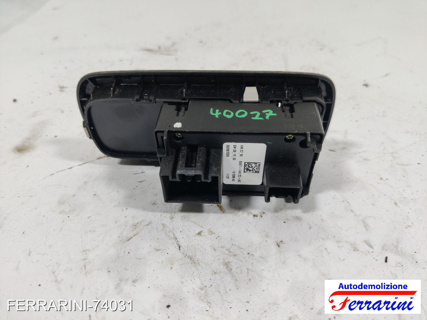Pulsantiera Tastiera Alzavetro FORD FIESTA 6 CB1, CCN 2008-2017 sinistra, sx 7