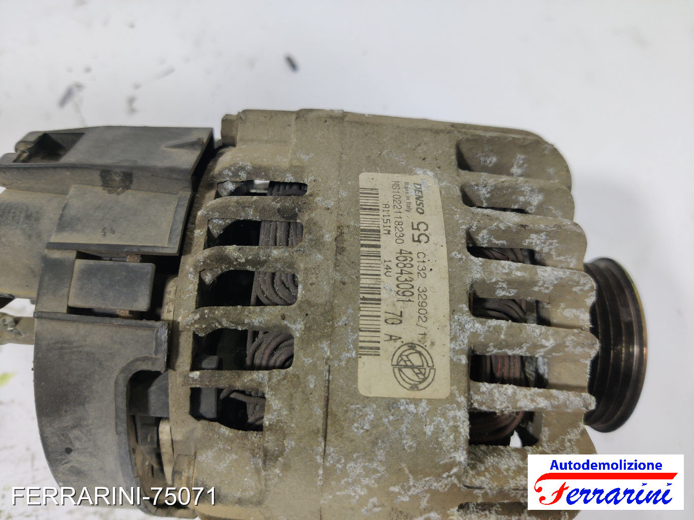 Alternatore FIAT PUNTO 188 1.2 60 1999-2010 46843091, 046843091, MS1022118230