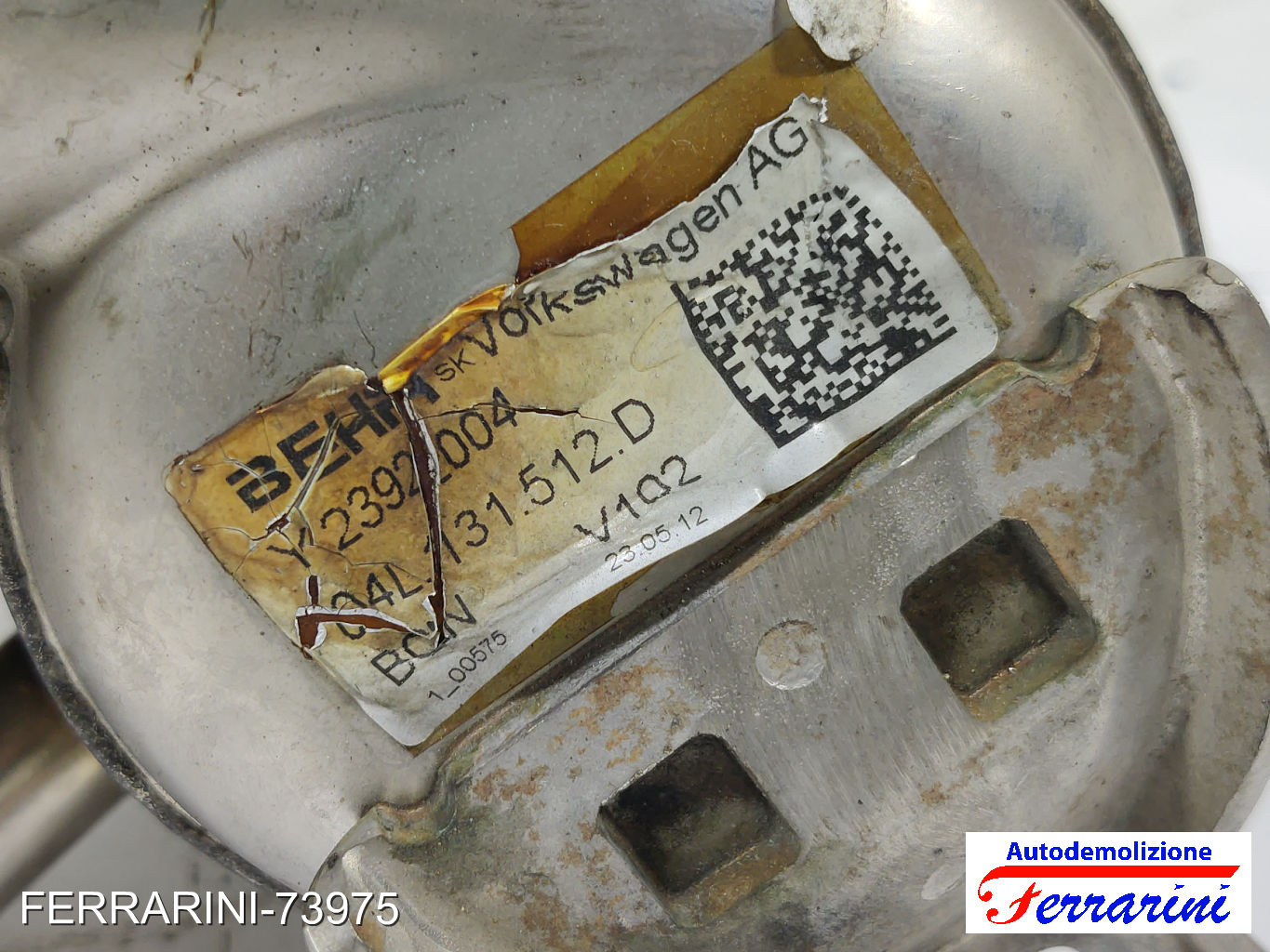 CRBC Radiatore Valvola Egr VW GOLF 7 5G1, BE1, BE2, BQ1 2.0 TDI 2012-2020