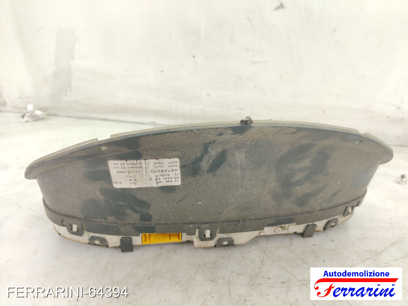 Quadro Contachilometri PEUGEOT 206 2A/C 1.6 16V 2000-2009 8